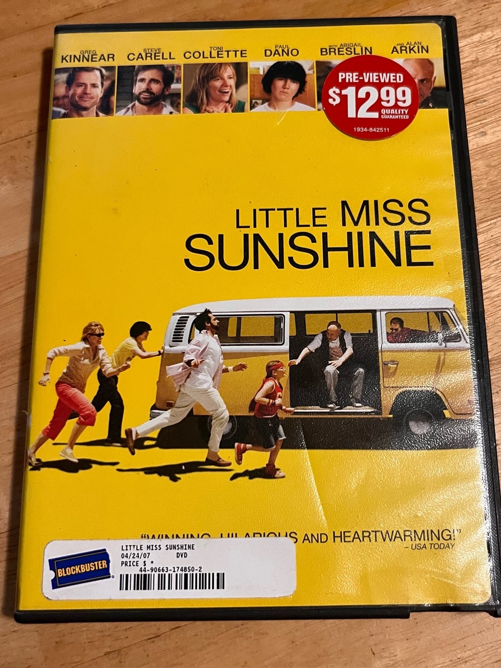 Little Miss Sunshine DVD